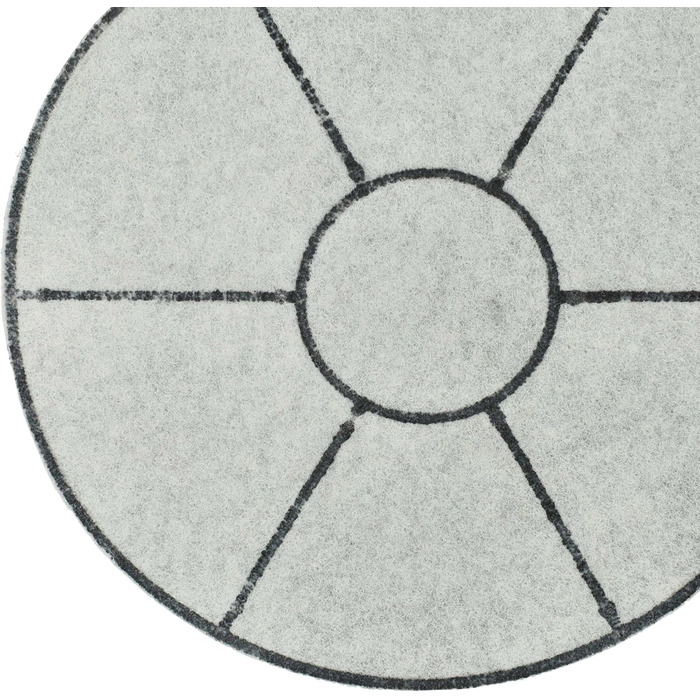 Комбінований фільтр vhbw сумісний з Moulinex T51, T43, T48, T49, T50, T44, T45, T46, T47 Фритюрниця - фільтр жиру та запаху, 165 мм