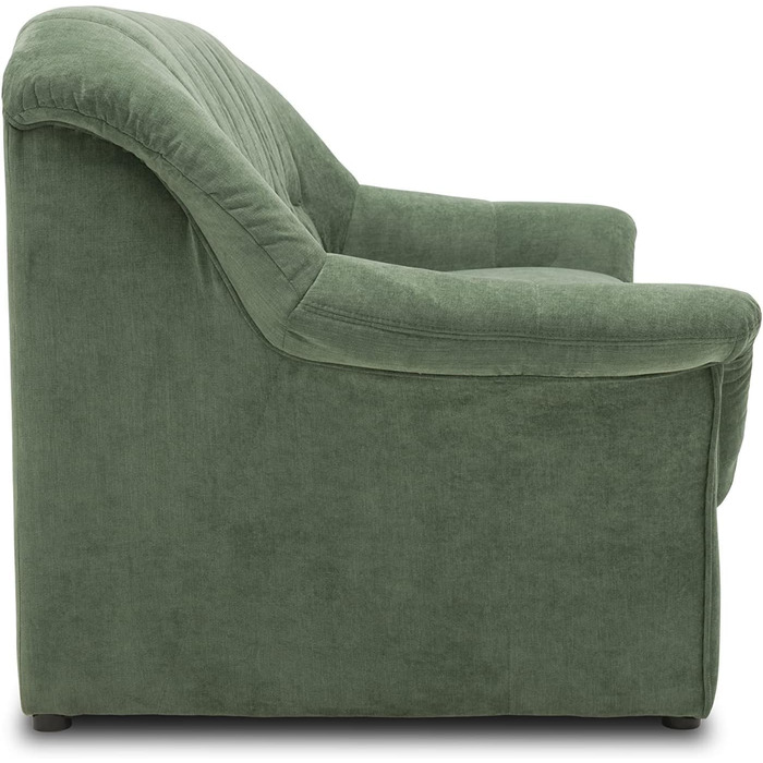 Колекція DOMO. Диван Bahia FK, 3-місний диван з пружинною оббивкою, диван з пружинною оббивкою в класичному дизайні, 3-місний, м&39які меблі 200 x 57 x 91 см (Ш x Г x В), зелений Зелений 3-місний