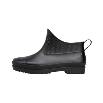 Чоловічі гумові гумові чоботи, водонепроникні черевики до щиколотки, робоче взуття, чорні, розмір ЄС 42