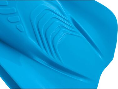 Ласти SEAC Unisex-Adult Shuttle Flex короткі, виготовлені з 100 силікону, розмір 43/44, світло-блакитні