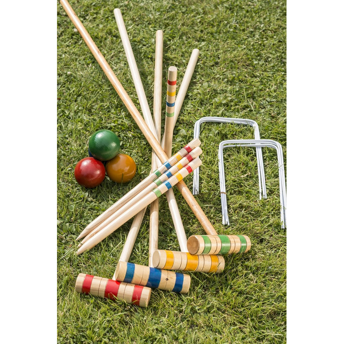 Традиційні садові ігри 5060028380046 Набір для крокету, натуральний