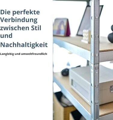 Стелаж SCHULTE Shelf World для важких умов експлуатації з 5 рівнями, 180x160x60 см (ВxШxГ), вантажопідйомність на рівень приблизно 250 кг, оцинкований, стелаж для зберігання, стелаж для підвалу, стелаж для майстерні, стелаж без ригелів