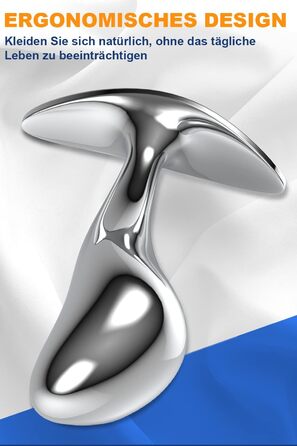 Набір металевих анальних пробок Yivans, Ø24 мм, 29 мм, 36 мм,з кристалом, 3 шт.