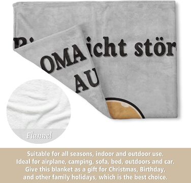 Подарунки на день народження бабусі Niyewsor, фланелева ковдра - подарунки для бабусі, найкращий подарунок бабусі від онука, подарунок на день народження бабусі