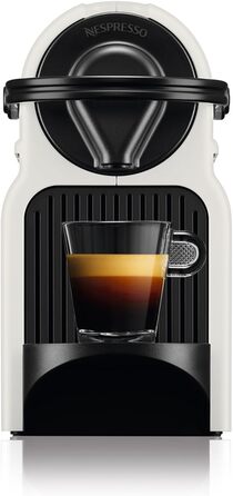 Капсульна машина Nespresso Krups Inissia XN1001 Короткий час нагрівання компактний формат Кількість кави регулюється Кнопка прямого набору Автоматичний викид капсули 0,7 л 34,2 x 19,1 x 32,7 см Білий