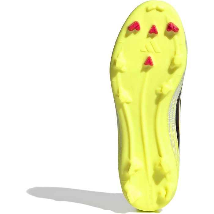 Футбольні бутси adidas Unisex Kids F50 League Laceless FG/MG, дитячі, 38 EU Team, Solar Yellow 2 Core Black, Lucid Red