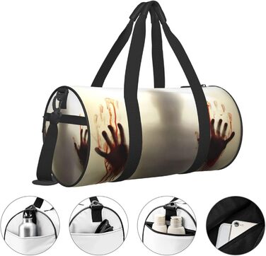 Дорожня сумка Криваві долоні, спортивна сумка для чоловіків та жінок, сумка-мішок, спортивна сумка
