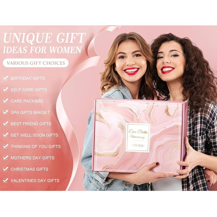 Подарунки для жінок, набір для спа-салону Rose з 11 предметів Ідея подарунка для жінок, подарунковий набір для оздоровлення для дівчини, дня народження, Різдва, Дня матері, мами, найкращої подруги, сестри. Рожевий