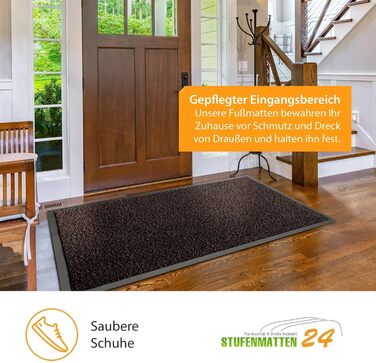 Килимок для бруду Kettelservice-Metzker Килимок для очищення Різні кольори та розміри Терра Коричнево-чорний строкатий 120 x 180 см 120 x 180 см Коричнево-чорний