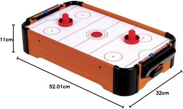 Настільний хокей Natural Games 5310.5 см, білий, коричневий, червоний, 11