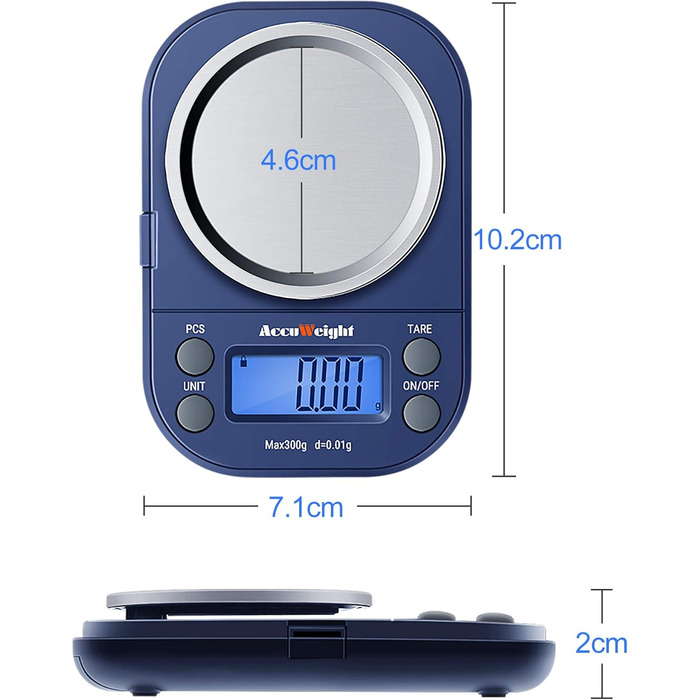 Дрібна шкала буквена шкала грамова шкала кишенькові ваги для ювелірних виробів, точна шкала для спецій з функцією підрахунку, вирі