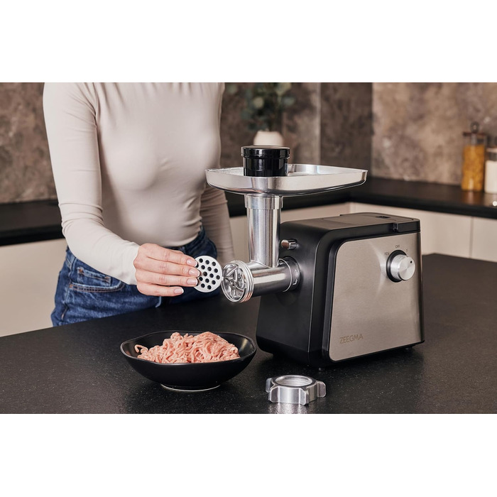 Електрична м'ясорубка ZEEGMA MOLEN CHEF EASY, потужність 2100 Вт