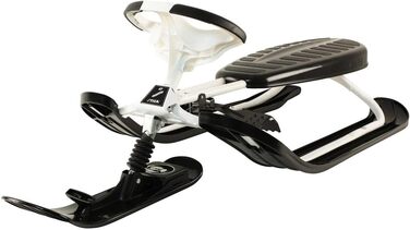 Снігохід STIGA Snowracer Curve GT, кермовий, з амортизатором, чорний