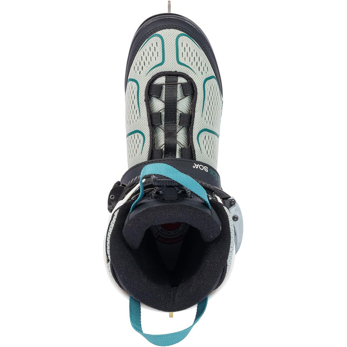 Жіночі ковзани K2 ALEXIS ICE BOA FB, сіро-блакитні, розмір 40 (EU)