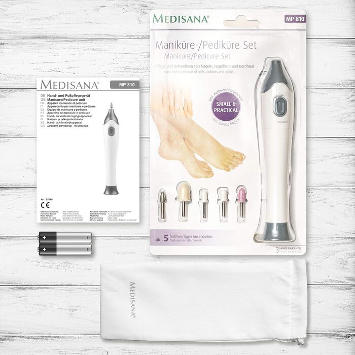 Манікюрно-педикюрний набір Medisana MP 810