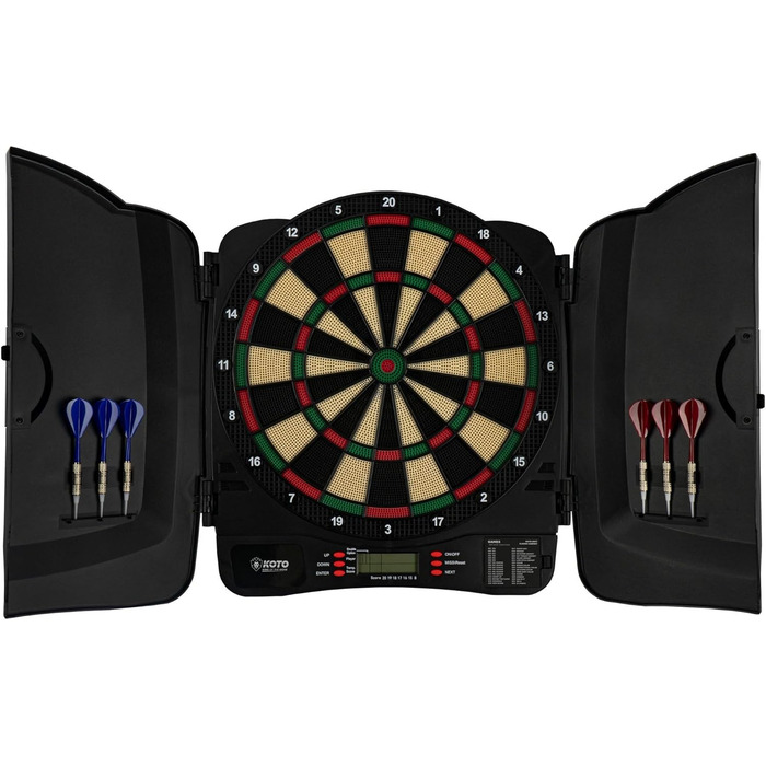 Електронна класична м&39яка мішень для дартсу, мішень для дартсу з 6 м&39якими дротиками, 32 гри, 590 варіацій, для дітей та дорослих