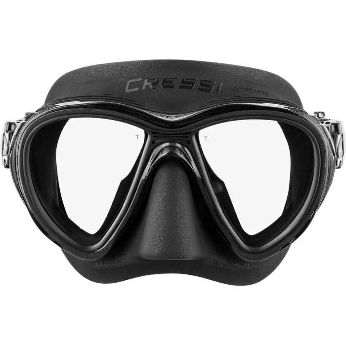 Набір для підводного плавання Cressi Quantum Itaca Ultra Dry Combo, один розмір, чорний/чорний