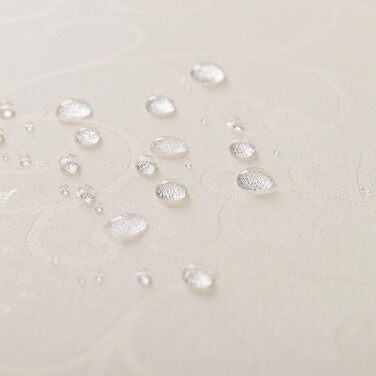 Скатертина EUGAD дамаські орнаменти шовковий блиск завиток/коло дизайн скатертини з подолом, розмір та колір скатертини на вибір,