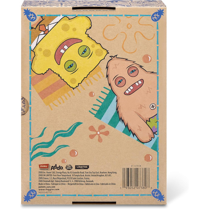 FUGGLER x SpongeBob SquarePants, Патрік, 23 см, персиковий