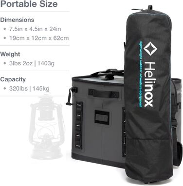 Крісло для кафе Helinox Портативне крісло для кафе для кемпінгу та пікніків (койотовий коричневий)