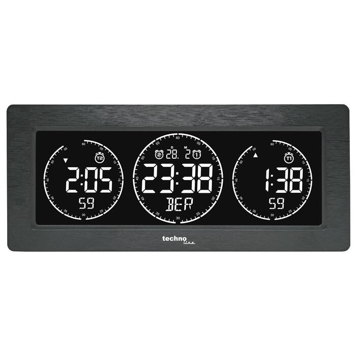 Годинник настільний Technoline WT458 Black (WT458)