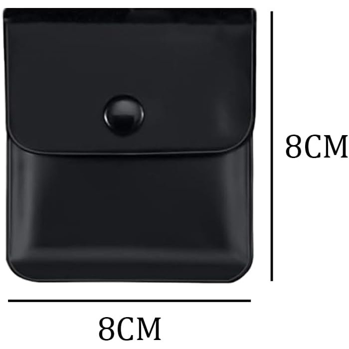 Кишенькова попільничка TRKETK 6 шт. , вогнетривка багаторазова сумка EVA без запаху, портативна попільничка без запаху для сигаретного попелу, компактна сумка без запаху для курців на відкритому повітрі, подорожі додому (6 стилів)
