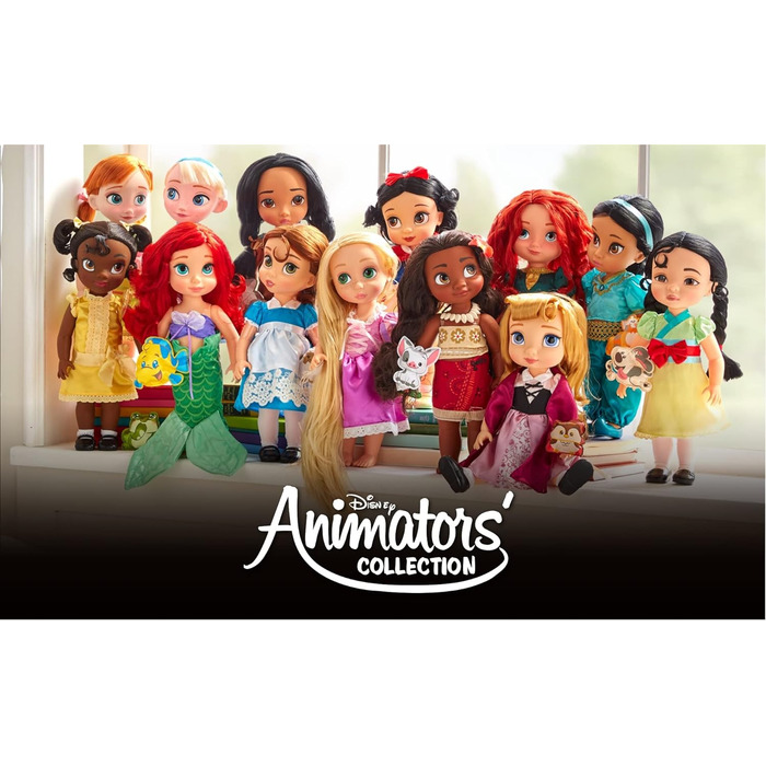 Лялька Disney Store Anna з колекції Animator, Frozen, 39 см / 15&39, реалістичне волосся для розчісування, одяг і взуття, з Олафом