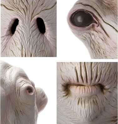 Маска прибульця PartyHop, моторошна латексна реалістична маска для голови, костюм для вечірки на Хелловін, карнавалу, параду