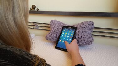 Подушка для читання Biona/кістка для читання/кісткова подушка 35x18 см (бавовняна, зі вставкою)