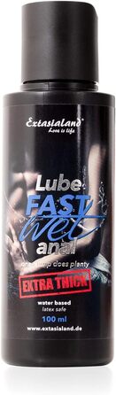Лубрикант Fastwet Anal Extra Thick, водна основа, 100 мл
