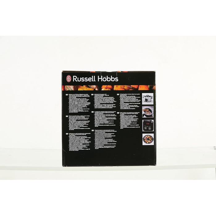 Повільноварка Russell Hobbs каструля з антипригарним покриттям 6 л XL, програмований таймер/час приготування Maxicook (3 налаштува