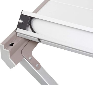 Стіл Brunner Titanium Axia 4 сріблясто-чорний