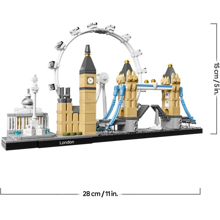 Конструктор LEGO Architecture, Горизонт Лондона, 468 деталей
