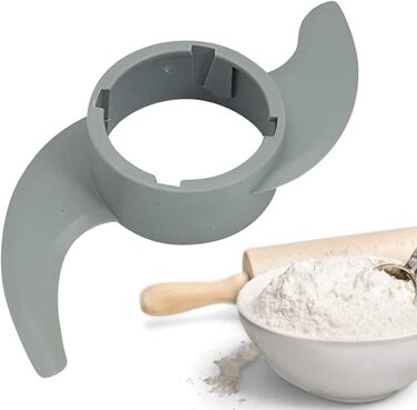 Світло-блакитний гачок для тіста 2646 сірий для кухонного комбайна Bosch I Змінний гачок для тіста підходить для MCM3100W, MCM3110W та MCM3200 I Пластиковий гачок для тіста для кухонних комбайнів I Запасна частина кухонного комбайна Bosch