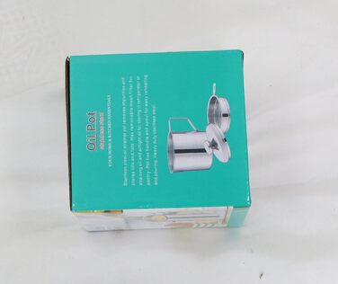 Контейнер для жиру Chihee Економія жиру для бекону з нержавіючої сталі з дрібним сітчастим ситечком 1,2 л Контейнер для олії з пилонепроникною кришкою Протиковзкий піддон для кухні для смаження Приготування їжі Зберігання жиру Масляне ситечко