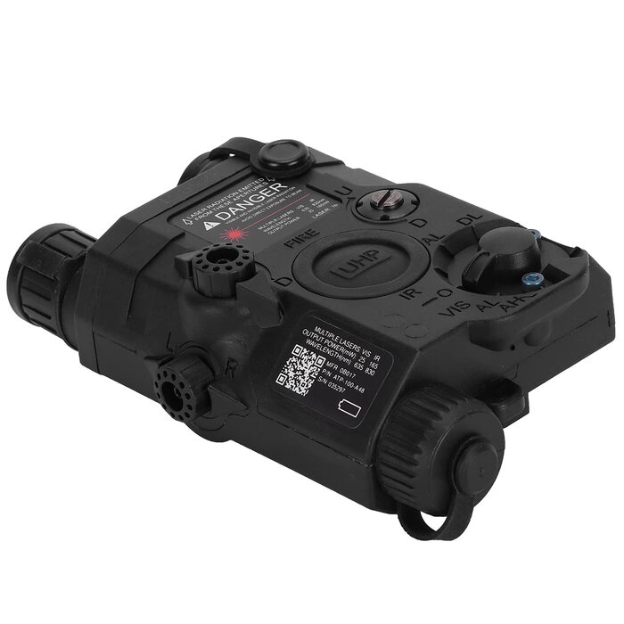 Корпус батареї для манекена EX403, airsoft, сумісний з рейкою 20 мм, 60x40x13 мм для батарей 7,4 В-11,1 В, нефункціональний нейлоновий матеріал, чорний