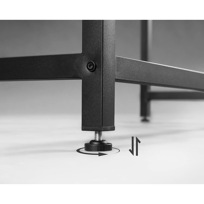 Стіл VASAGLE, маленький комп'ютерний стіл, офісний стіл, для кабінету, спальні, 50 x 100 x 76 см, промисловий дизайн, металевий ка