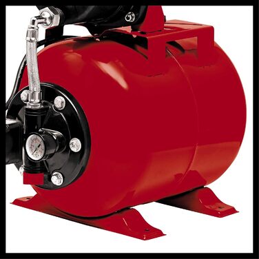Станція водопостачання Einhell GC-WW 6538 (650 Вт, тиск 3,6 бар, продуктивність 3800 л/год, вбудований реле тиску, манометр, бак 20 л)