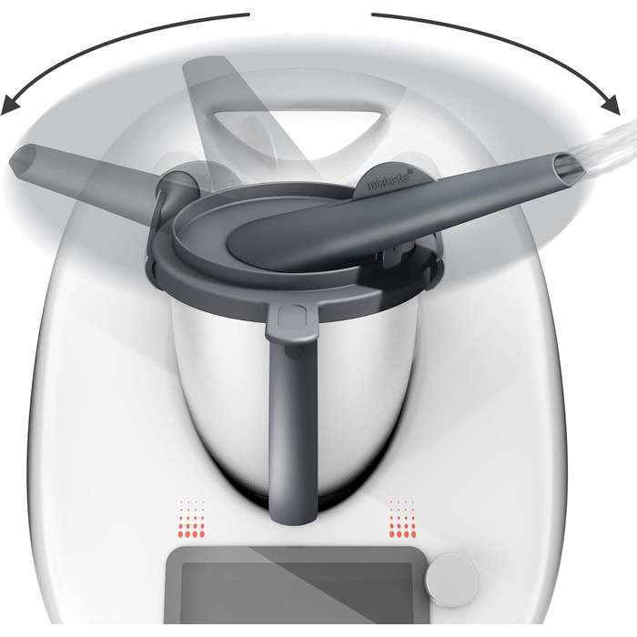 Паровий дивертор mixtaste сумісний з Thermomix TM5, TM6, TM Friend, із захищеним захистом від переливу, насадкою для відхилення пари, аксесуарами, каміном, захистом меблів, витяжкою