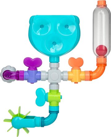 Іграшка для ванни Nuby Wacky Waterworks з присоскою, когнітивний розвиток для дітей, інтерактивна водна іграшка, весела та розвива