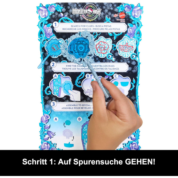 Набір Monster High Secrets Skulltimate, що включає ляльку та аксесуари, Garden Mysteries Twyla із зачарованою шафою та понад 19 сюрпризів для чаювання, таких як одяг для ляльок, HYT74