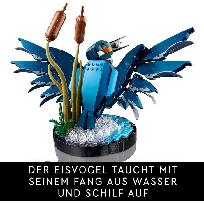 Конструктор LEGO Icons 10331, Модель Птаха Рибалочки, для дорослих