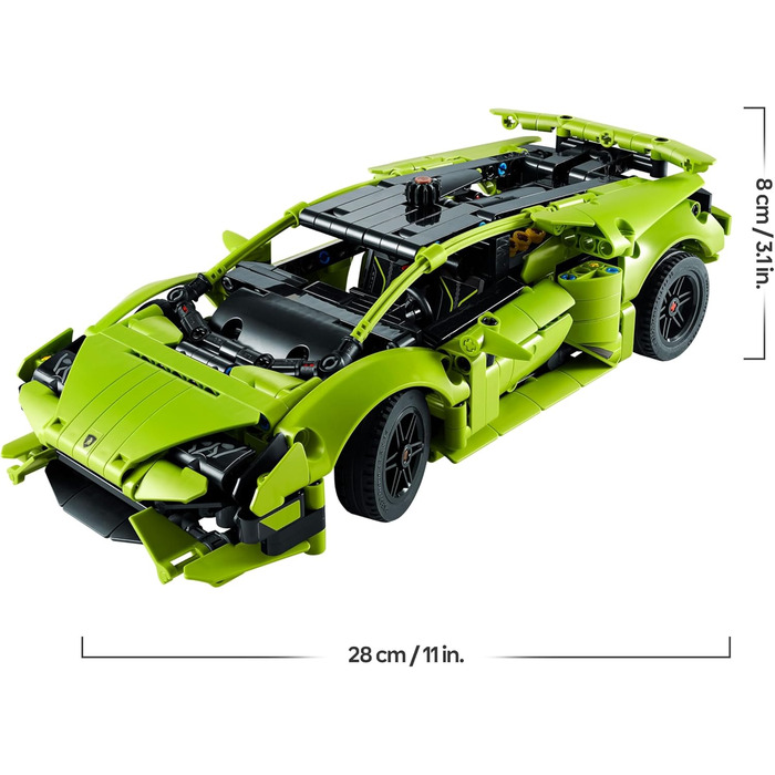 Модель іграшкової машинки, Набір для будівництва гоночних автомобілів для дітей, хлопчиків, дівчаток та шанувальників автоспорту, Колекційний автомобіль у подарунок (один), 42161 Technic Lamborghini Huracn Tecnica