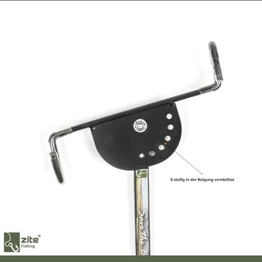 Тримач для вудки Zite Металевий та регульований - Стабільна підставка для поплавкових вудок - Міцна підставка для вудки/плавучий тримач для вудки, Тримач для вудки, Тримач для вудки, Рибальська підставка