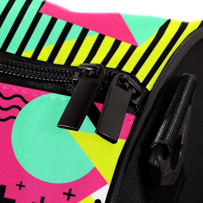 Сумка-мішок для подорожей, спорту та йоги, з сучасним геометричним малюнком, компактна спортивна сумка для фітнесу та ручної поклажі