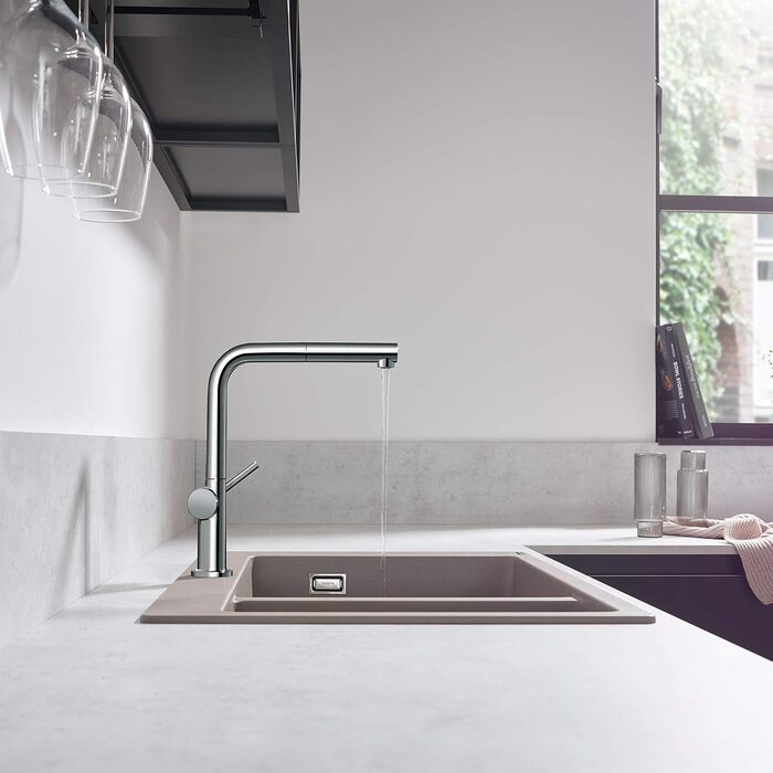 Кухонний змішувач hansgrohe Talis M54, поворотний вилив 360, висота виливу 270 мм, хром, 72840000
