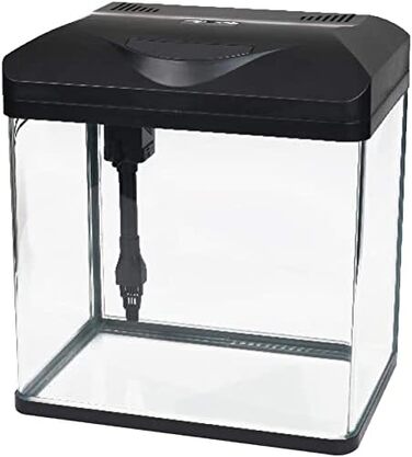 AMTRA LAGUNA LED 30 - 18 літровий скляний акваріум з кришкою, в т.ч. світлодіодне освітлення і фільтр, 30 x 23.5 x 34.5 см, чорний