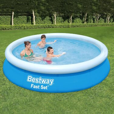 Басейн Bestway Fast Set, без насоса, синій, 366 x 76 см, без аксесуарів, продається окремо