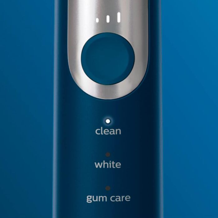 Акумуляторна електрична зубна щітка Philips Sonicare HX6871/47 ProtectiveClean 6100 - темно-синій