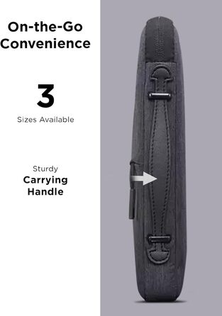 Сумка 14-дюймовий чохол для ноутбука Urban Sleeve (водовідштовхувальний), працює з Chromebook (WWCB), сірий, 14-дюймовий 14-дюймов